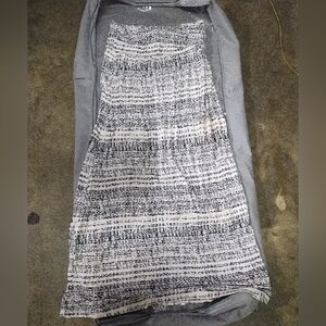 Elegant Black and White Women's Skirt